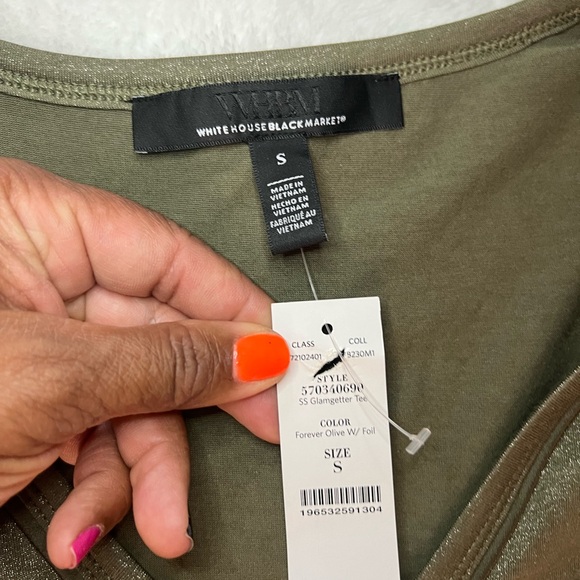 NEW-NWT-White House Black Market top size small - Picture 3 of 8